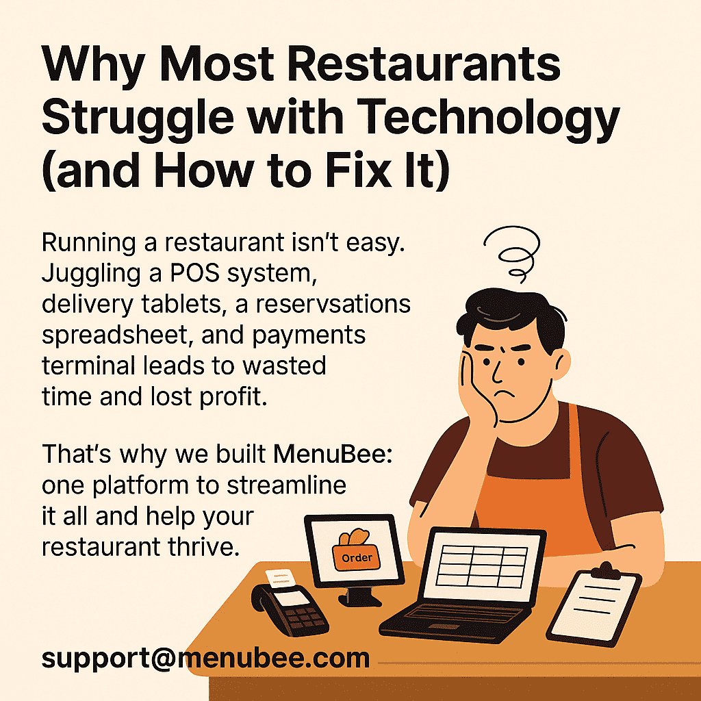 Why Most Restaurants Struggle with Technology (and How to Fix It)
